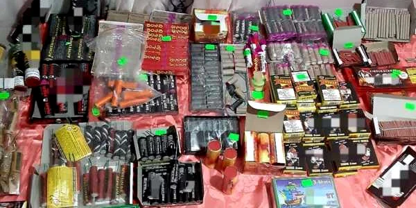 slobozia articole pirotehnice confiscate de politisti foto ipj ialomita