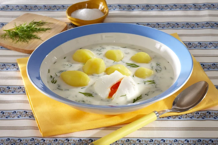 Cartofi cu smântână și mărar