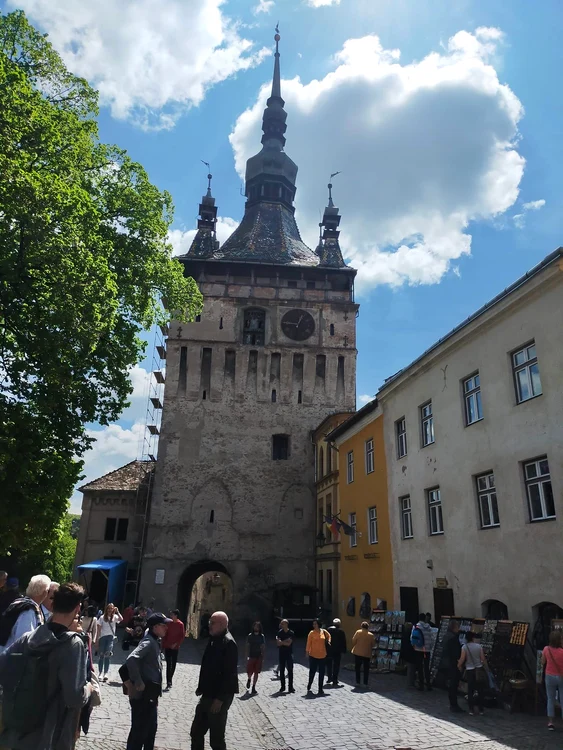 Turnul cu Ceas din Sighișoara FOTO Facebook