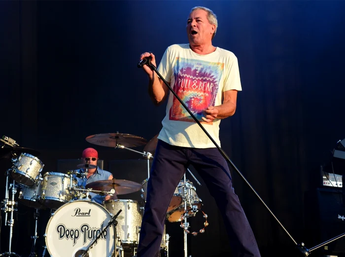 Ian Gillan, solistul formaţiei britanice FOTO Wire Photos/Reuters