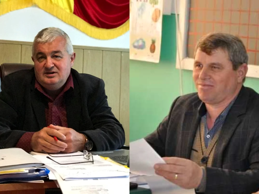 Gelu Pecheanu (stânga) şi Maricel Gâfu (dreapta) au fost numiţi administratorii comunelor după ce au fost demişi