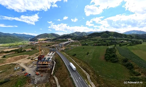 Autostrada Sibiu Pitești în șantier la Boița Foto Daniel Guță ADEVĂRUL (2) jpg