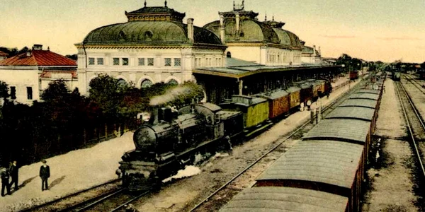 gara sud ploiesti la 1894 foto arhive