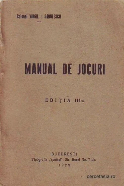 manuale interbelice