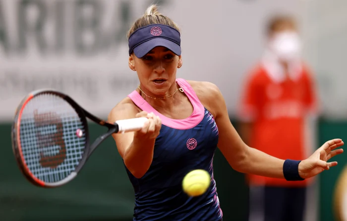 
    Irina Bara a controlat primul set până la tie-breakFoto: EPA-EFE  