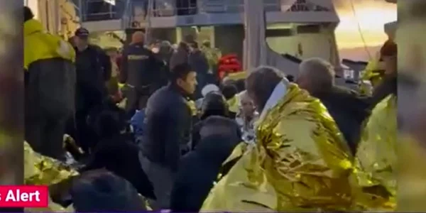 feribot cuprins de flacari salvare captura video