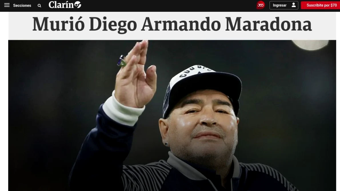 Diego Maradona a murit la vârsta de 60 de ani jpeg