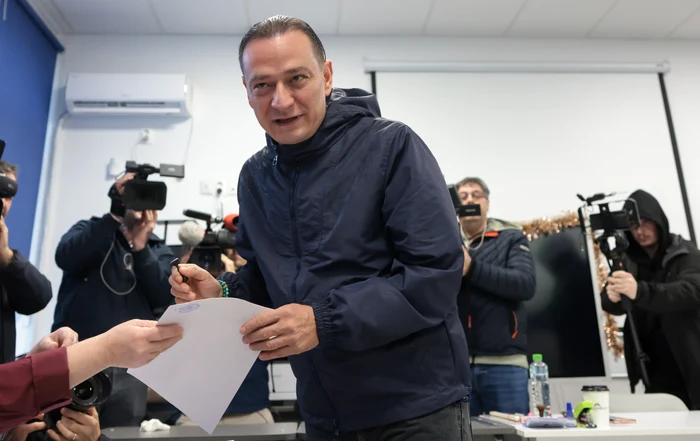 Daniel Băluță a votat FOTO: Inquam Photos/George Călin