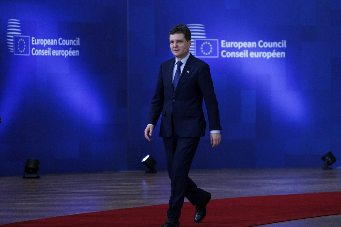 Nicușor Dan, la Bruxelles FOTO Profimedia 
