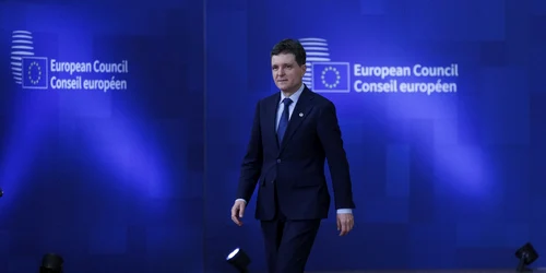 Nicușor Dan, la Bruxelles FOTO Profimedia