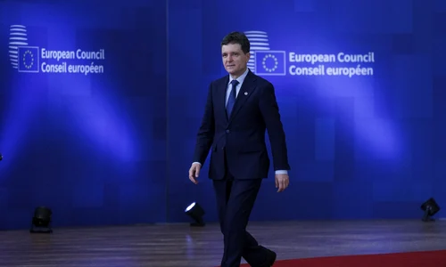 Nicușor Dan, la Bruxelles FOTO Profimedia 