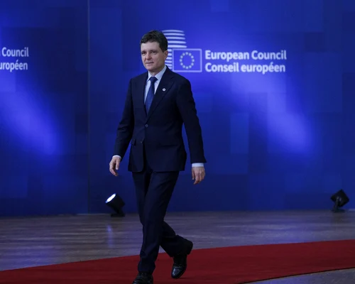 Nicușor Dan, la Bruxelles FOTO Profimedia