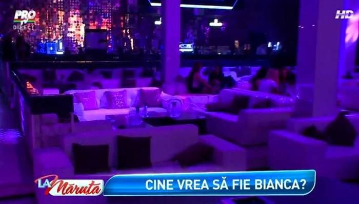 Clubul unde trebuia să apară Bianca Drăguşanu (captură Pro TV)