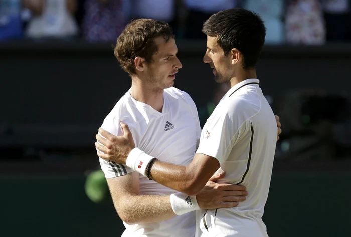 Andy Murray şi Novak Djokovici FOTO Reuters