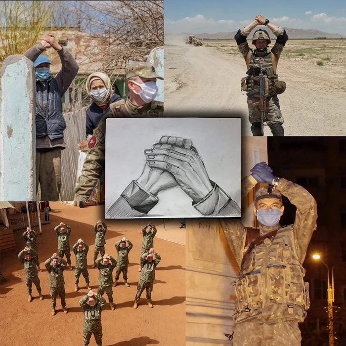 Gestul bătrânului a fost preluat de militari români din toate colțurile țări și chiar de peste hotare