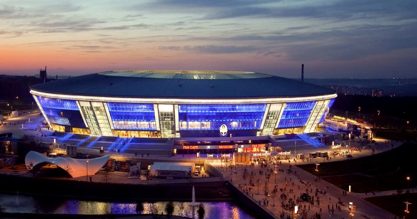Donbass Arena era o minunăţie arhitecturală