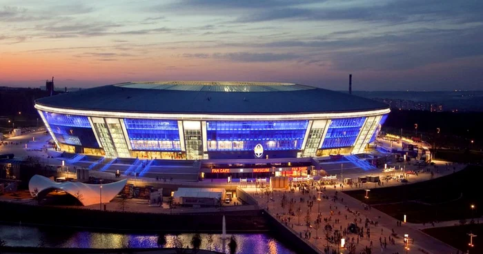 Donbass Arena era o minunăţie arhitecturală