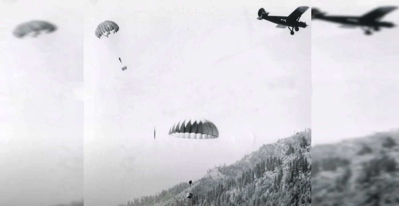 Castorii parașutați, strania operațiune de la finalul anilor 1940 / foto: captură video