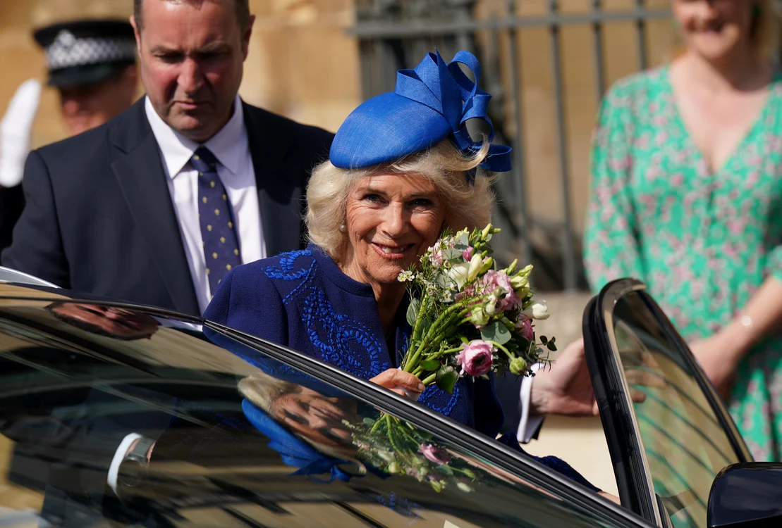 Regina Camilla și Regele Charles la slujba de Paște (5) jpg