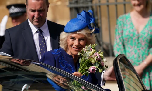 Regina Camilla și Regele Charles la slujba de Paște (5) jpg