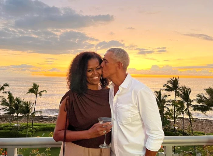 Michelle și Barack Obama. Poza care a strâns un milion de like-uri în 30 de minute. Foto: Instagram