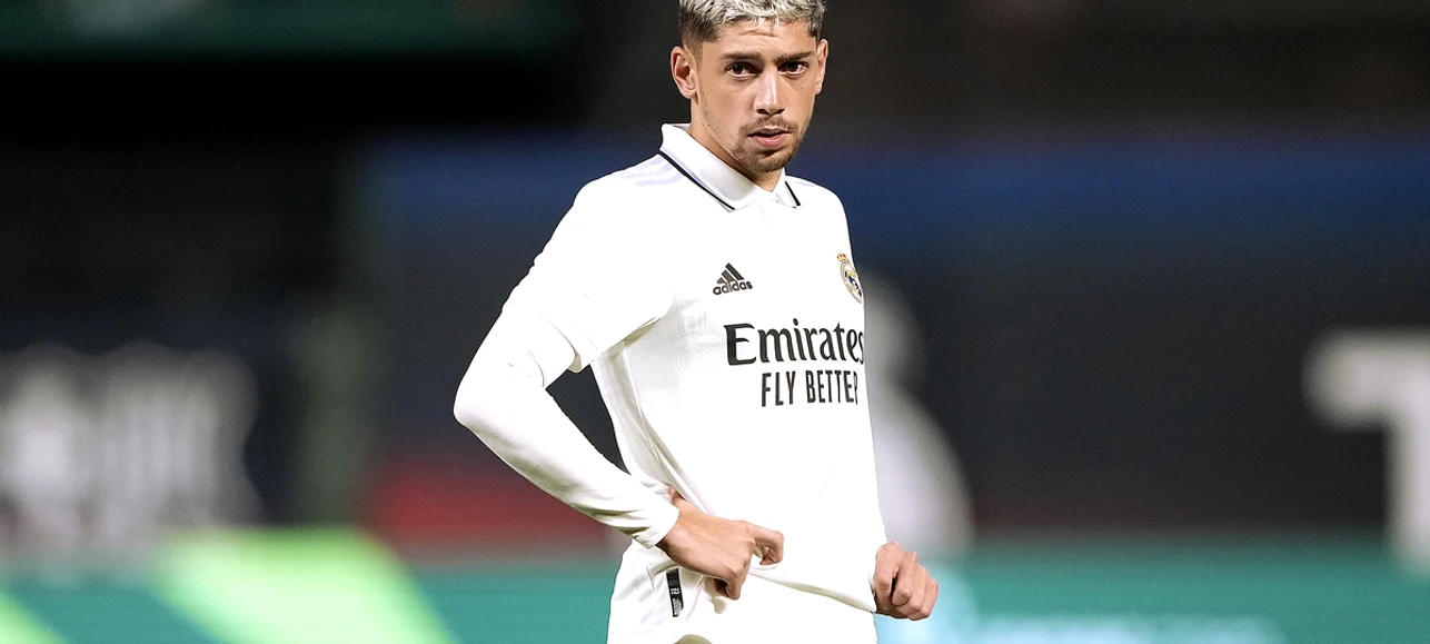 Federico Valverde și-a pocnit un adversar. Foto Getty images