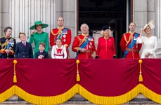 Familia Regala la trooping the colour, Printesa Anne, Printesa Kate, Printul William, Regele Charles, Regina Camilla, Ducesa Sophie, Printul Edward, Printul George, Printul Louis, Printesa Charlotte   profimedia 0784047573 jpg
