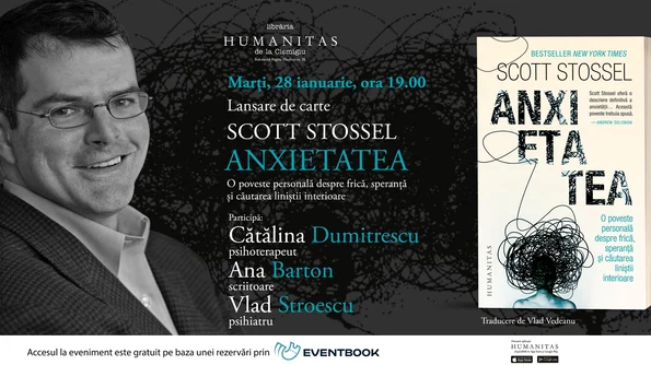 Lansare de carte/ „Anxietatea O poveste personală despre frică, speranță și căutarea liniștii interioare" jpeg