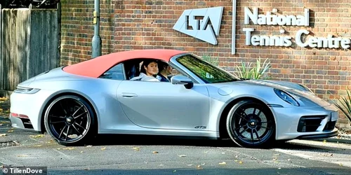 Emma Răducanu a rămas fără mașina Porsche. Foto Tillen Dove/Daily Mail
