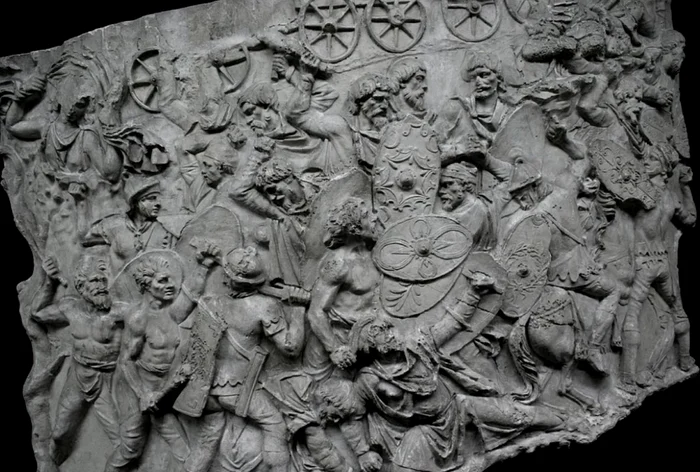 Războinicii daci în luptă cu romanii FOTO Adevărul