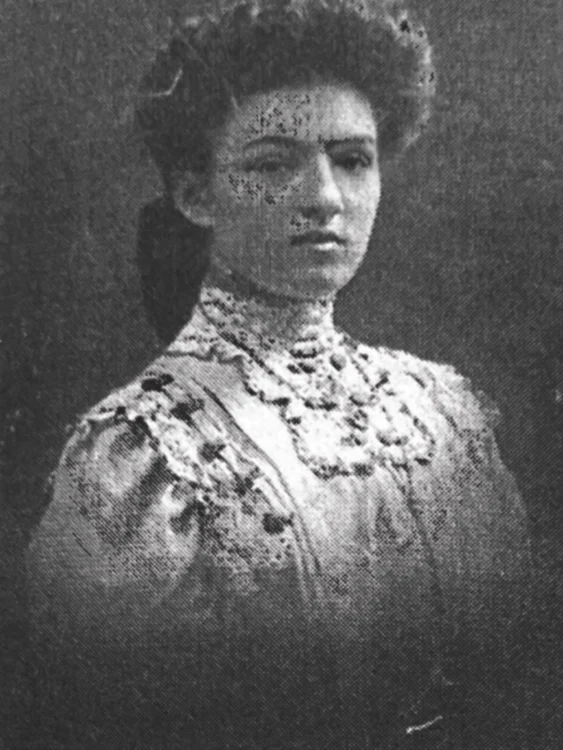 Prințesa Ecaterina Kretzulescu, în 1910, când încă nu devenise o Caradja
