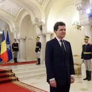 Nicușor Dan, președintele României, îl primește pe Mark Rutte la Palatul Cotroceni  Inquam Photos / George Călin 