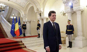 Nicușor Dan, președintele României, îl primește pe Mark Rutte la Palatul Cotroceni Inquam Photos / George Călin