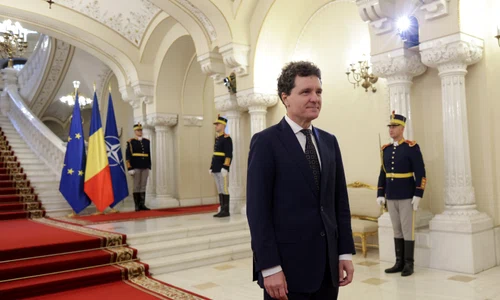 Nicușor Dan, președintele României, îl primește pe Mark Rutte la Palatul Cotroceni  Inquam Photos / George Călin 
