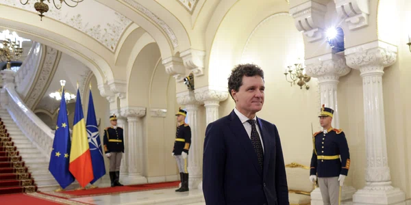 Nicușor Dan, președintele României, îl primește pe Mark Rutte la Palatul Cotroceni  Inquam Photos / George Călin 