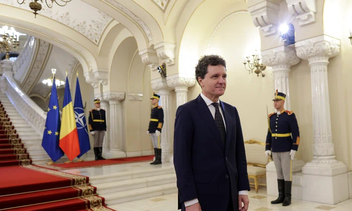 Nicușor Dan, președintele României, îl primește pe Mark Rutte la Palatul Cotroceni Inquam Photos / George Călin