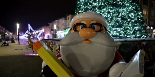 hunedoara de sarbatori iluminat festiv foto daniel guta