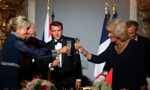 Charles si Camilla, invitati la dineul oferit de Brigitte Macron si Emmanuel Macron la Versaiiles   profimedia 0806926577 jpg