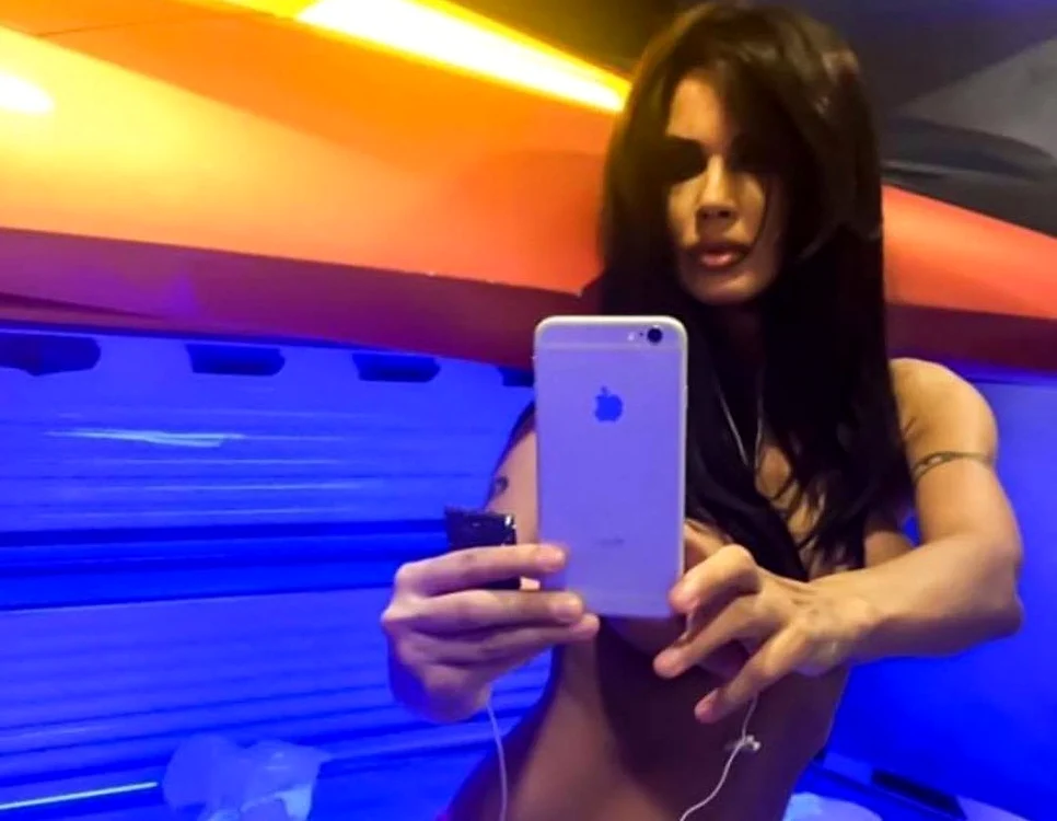 Oana se bronzează pentru rolul din serialul ”Sacrificiul” (Antena 1)Foto: arhivă personală