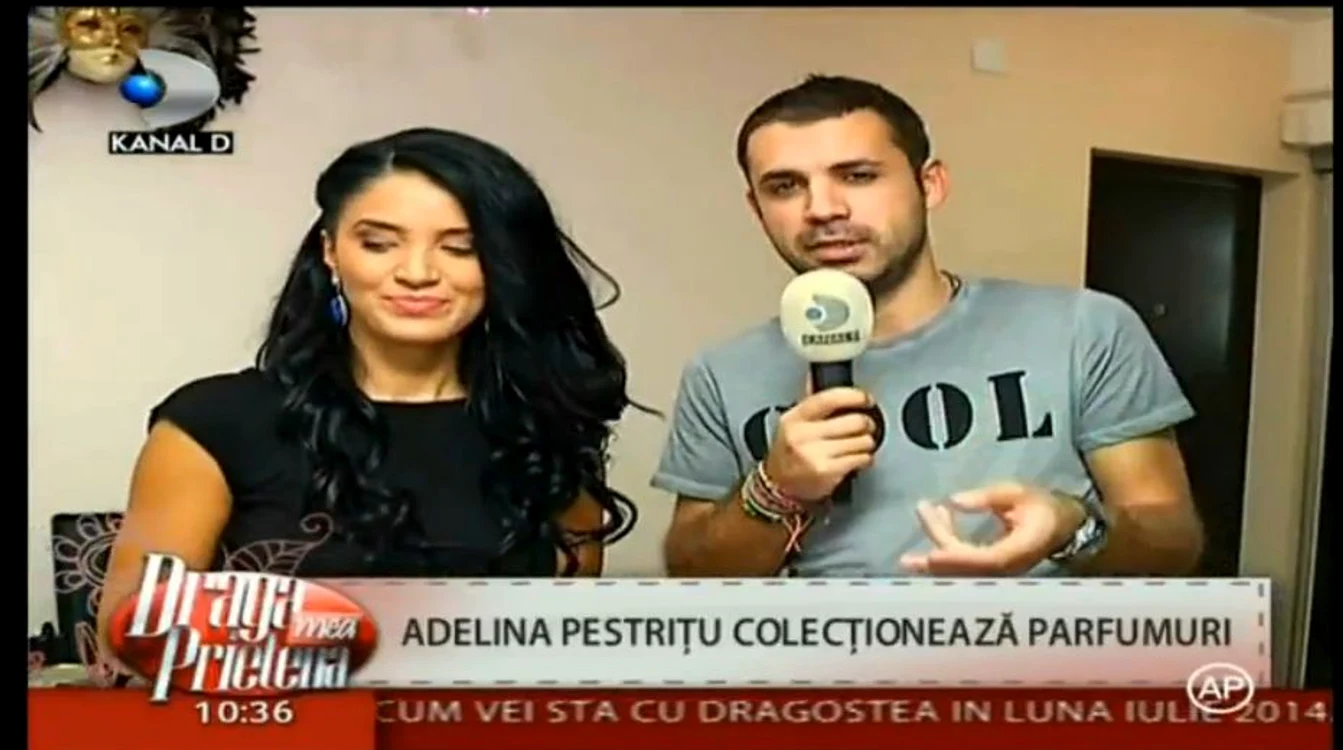 Adelina Pestriţu se laudă cu o colecţie de peste 100 de parfumuri