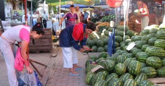 Slatina:Pepenii sunt la mare căutare în pieţe