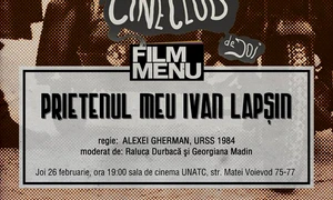 Proiecţie şi dezbatere „Prietenul meu Ivan Lapșin“ jpeg