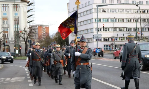 Defilări festive la Timișoara, de Ziua Națională a României (foto: Muzeul Național al Banatului)