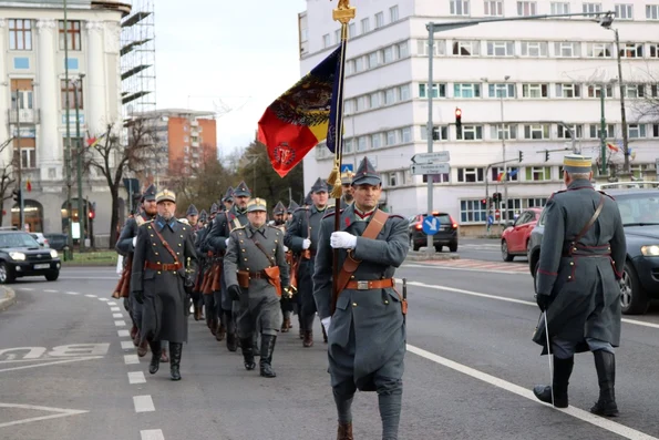 Defilări festive la Timișoara, de Ziua Națională a României (foto: Muzeul Național al Banatului)