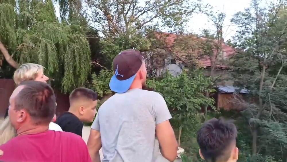 Urs rătăcit într-un sat de lângă orașul Buzău. Localnicii n-au mai văzut vreodată un astfel de animal în satul lor VIDEO