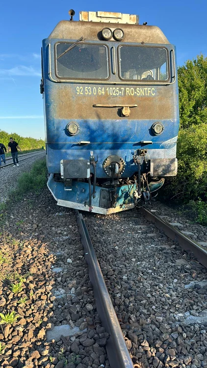 Trenul implicat în accident