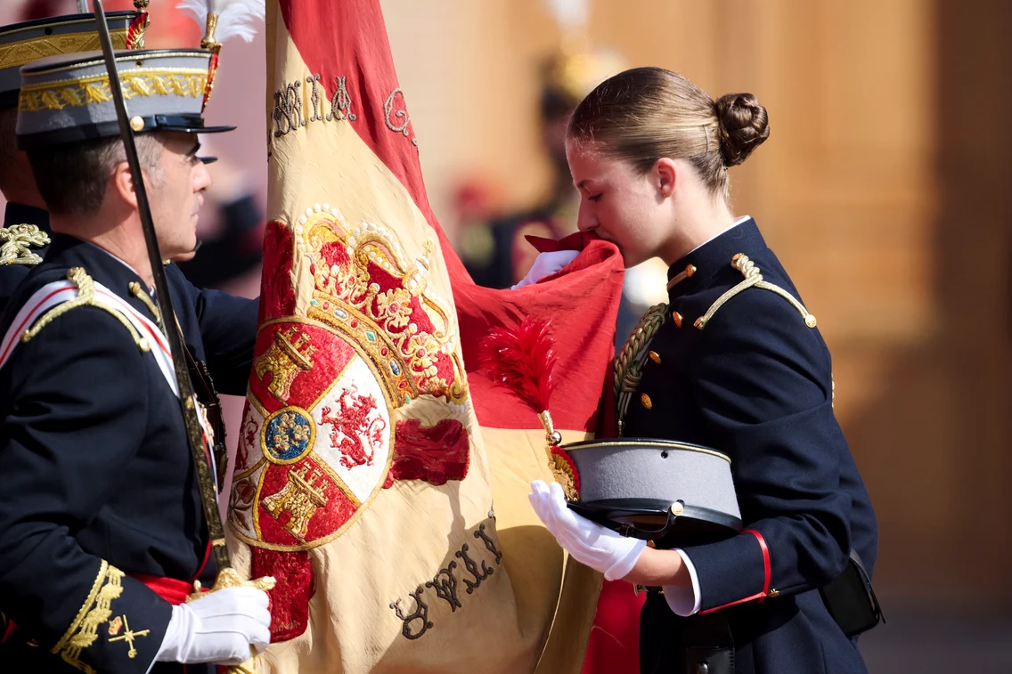 Prințesa Leonor la depunerea jurământului