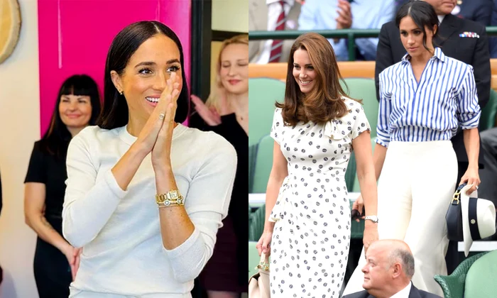 Meghan Markle și cumnata sa, Kate Middleton foto GettyImages, Instagram jpg