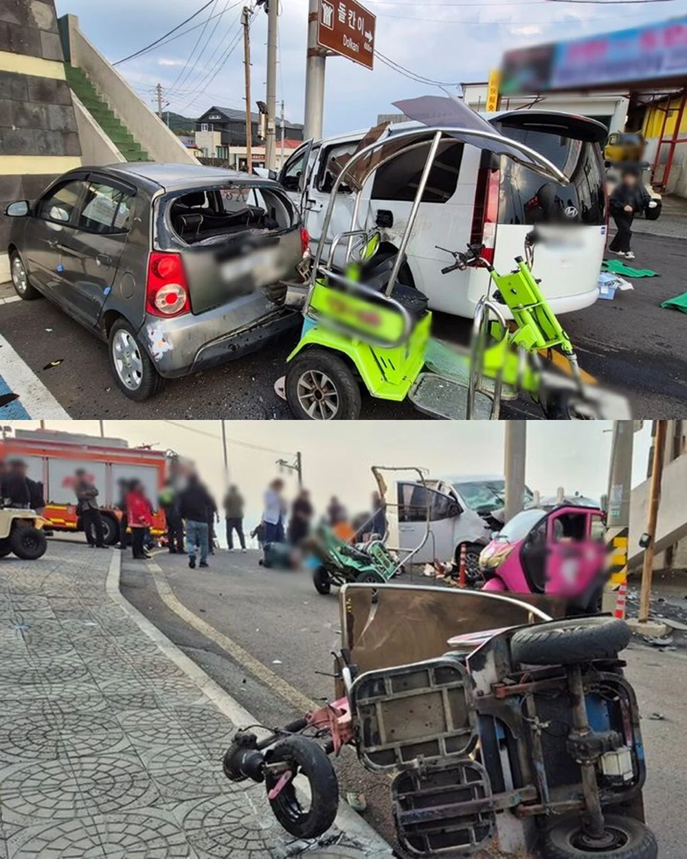 O dubă scăpată de sub control a lovit mai mulți pietoni pe o insulă turistică. Cel puțin trei oameni au murit