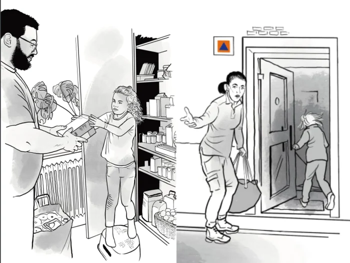 Cum supraviețuim pe timpul războiului/FOTO: Colaj foto The Swedish Civil Contingencies Agency (MSB)